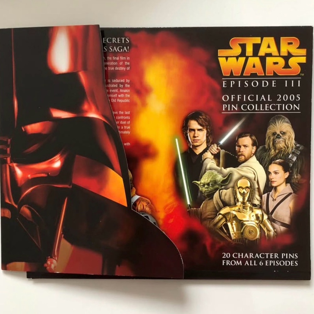 Star Wars Episode III Official Pin Collection - Red and Black
